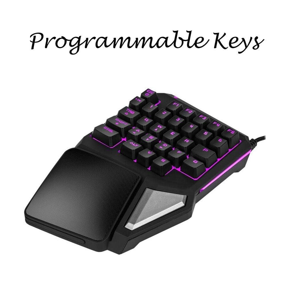Amazon | [Delux] [Delux T9 Pro USB Wired Colorful Ergonomic